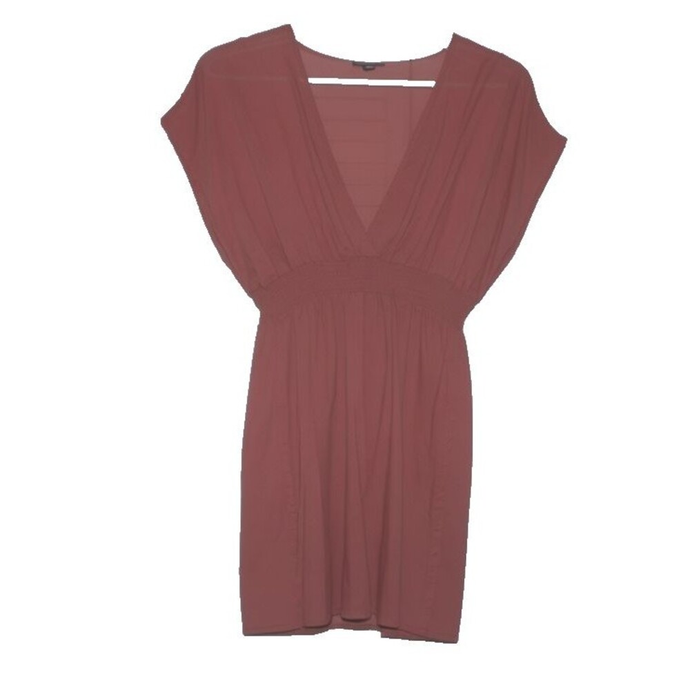 Dusty Rose Sheer Gown Baby Doll Sexy Lingerie Sz Medium